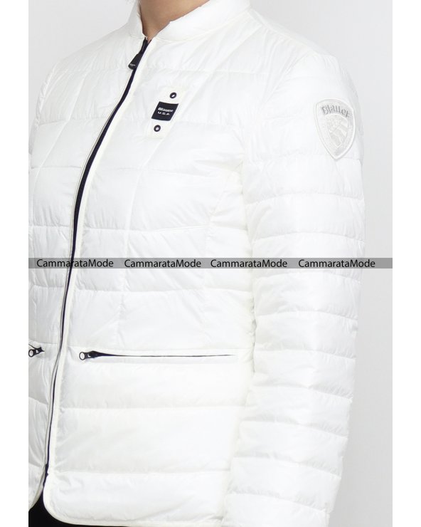 Blauer donna giacca FASHION SLIM- Giubbotto bianco leggero mezza stagione <br />  <br />