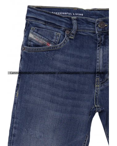 Diesel bambino slim DIEDENI - Jeans blu denim cinque tasche slim fit