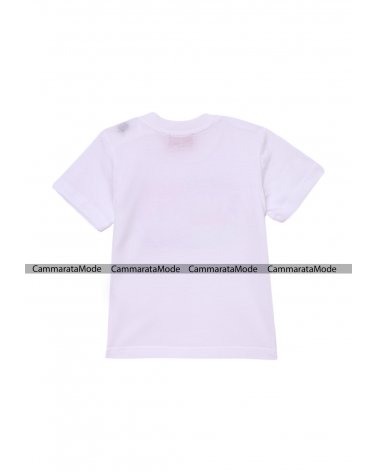 Diesel bambino T-shirt TDISEL - Maglietta girocollo bianco logo colorato