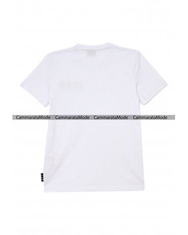 T-shirt uomo ICON - Shirt bianca con mini logo laterale nel davanti