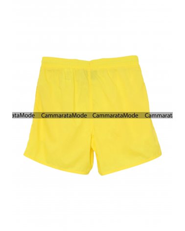 Richmond uomo Costume COSTU - Bermuda mare giallo logo laterale con retina