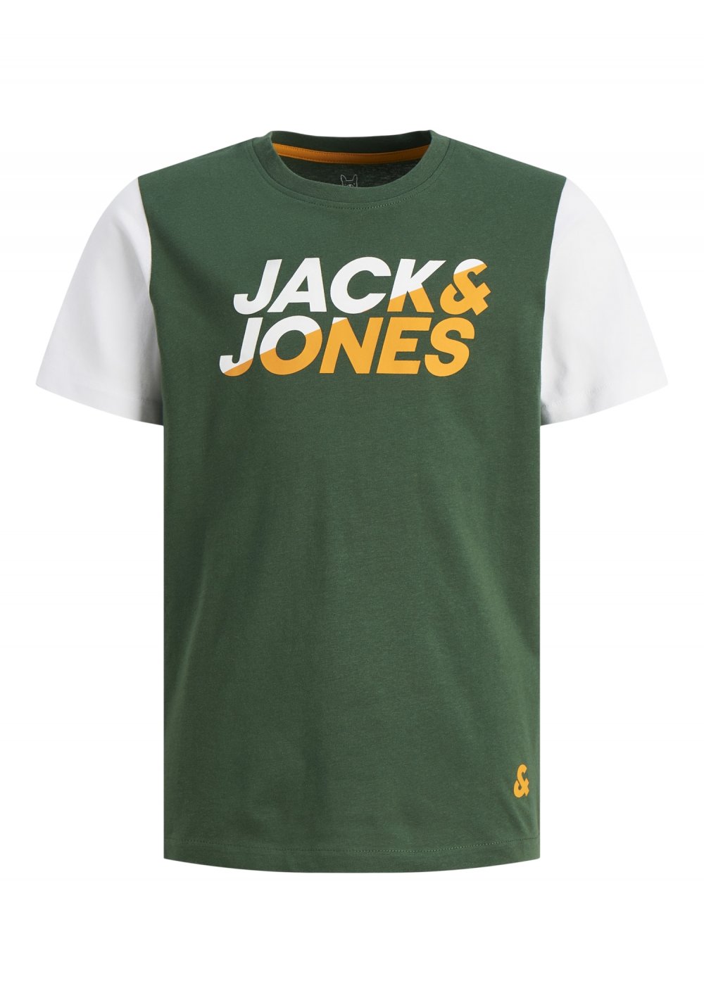 T-shirt Jack and Jones - verde da bambino e ragazzo