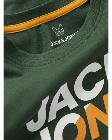 T-shirt Jack and Jones - verde da bambino e ragazzo