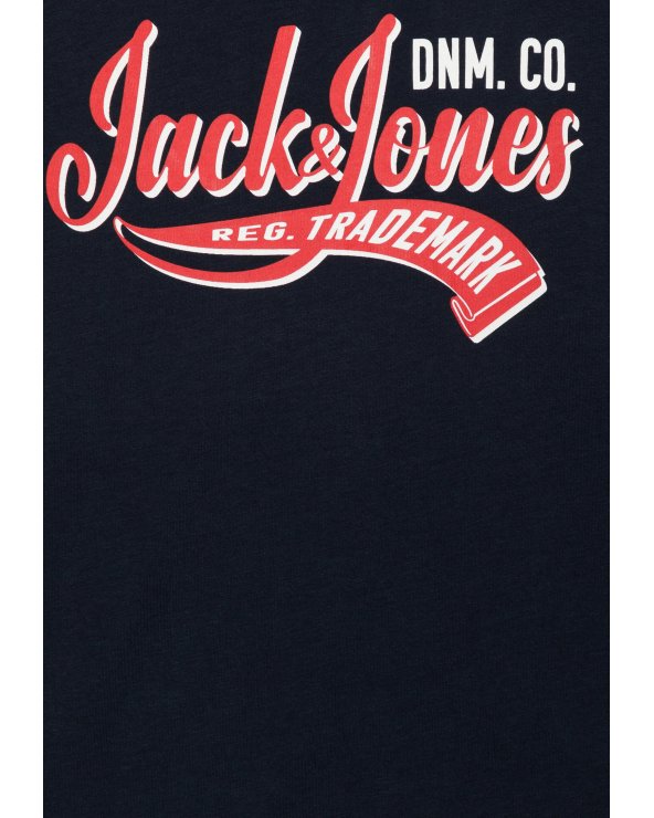 Jack & Jones Junior JJELOGO TEE NECK - T-shirt con stampa da bambino e ragazzo