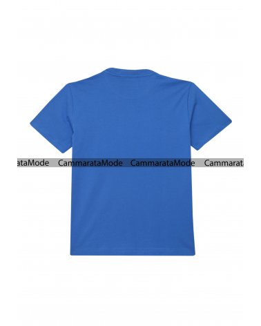 Richmond FLUO - T-shirt azzurro con stampa da uomo in cotone