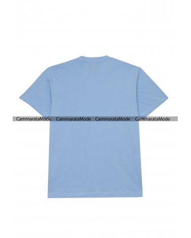 Richmond TIXLOGO - T-shirt celeste con stampa da uomo