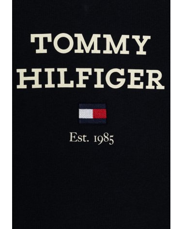 Tommy Hilfiger bambino LOGO TEE - Maglietta a manica lunga blu scuro