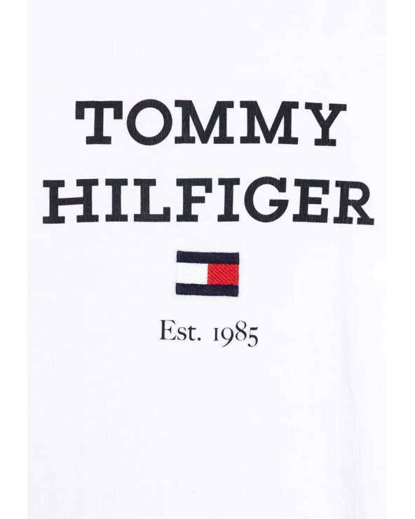 Tommy Hilfiger bambino LOGO TEE - Maglietta a manica lunga bianco