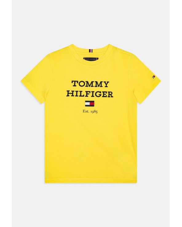 Tommy Hilfiger bambini LOGO TEE - T-shirt giallo con stampa