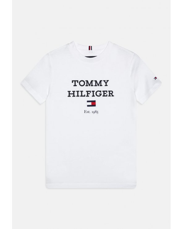 Tommy Hilfiger bambini LOGO TEE - T-shirt bianco con stampa