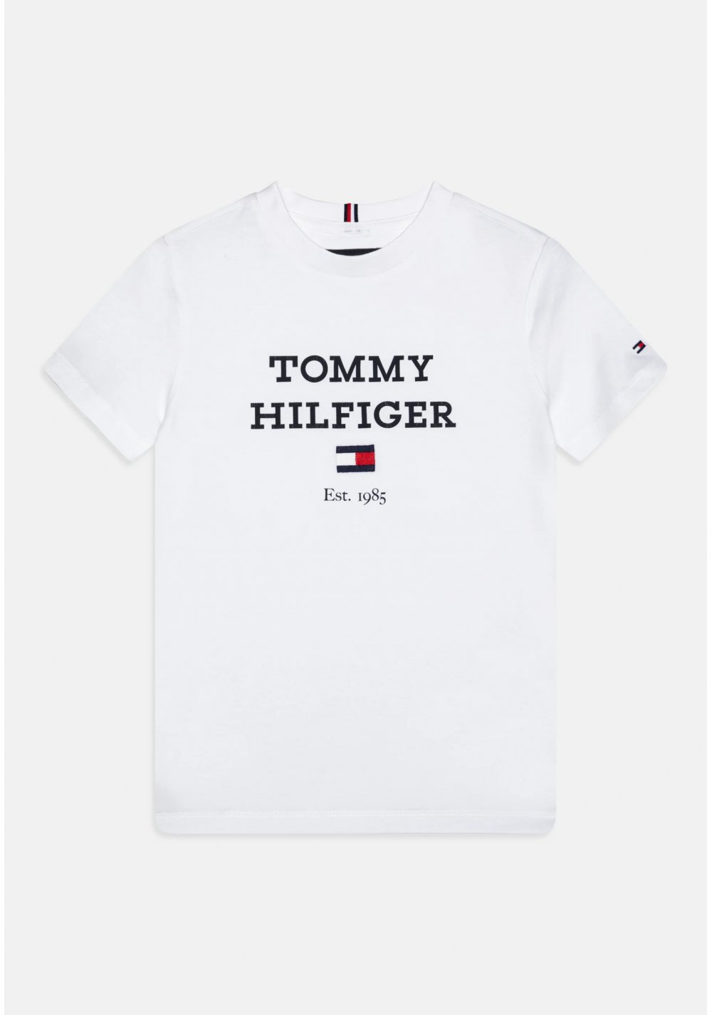 Tommy Hilfiger bambini LOGO TEE - T-shirt bianco con stampa