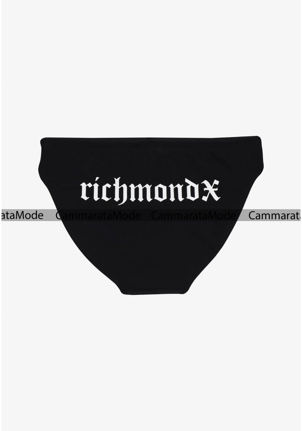 Richmond EREMIX - costume Slip nero, da uomo con logo in contrasto dietro