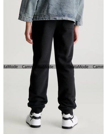 Calvin Klein bambina RIGHEN - Pantaloni nero in felpa sportivi