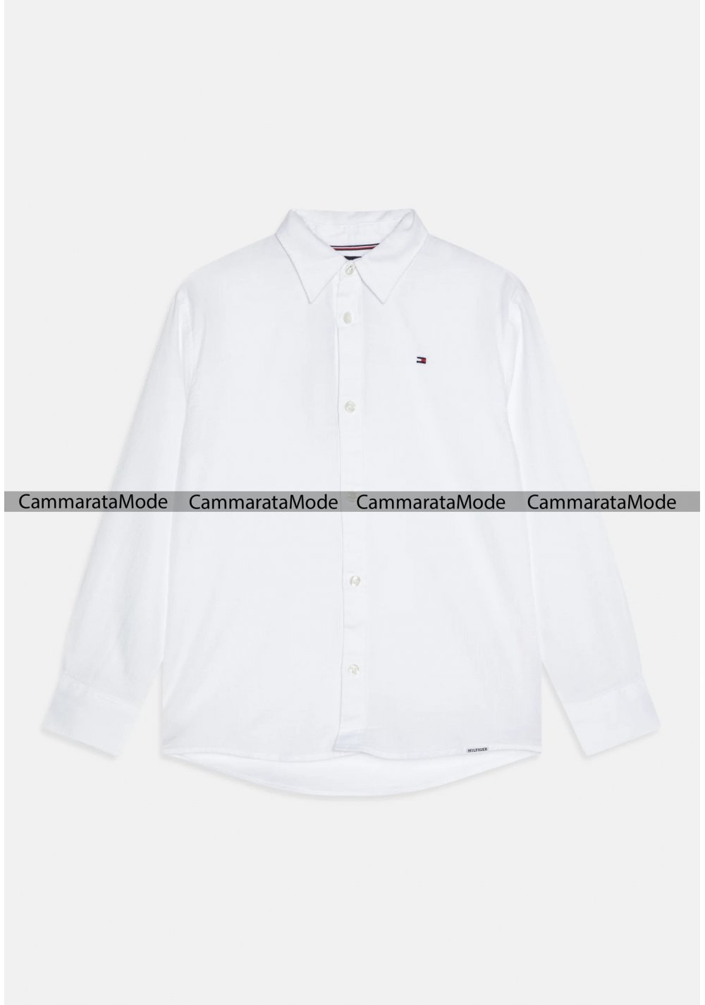 Tommy Hilfiger bambini SOLID - Camicia bianca in cotone