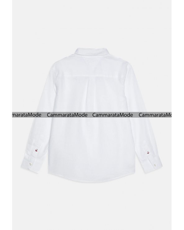 Tommy Hilfiger bambini SOLID - Camicia bianca in cotone