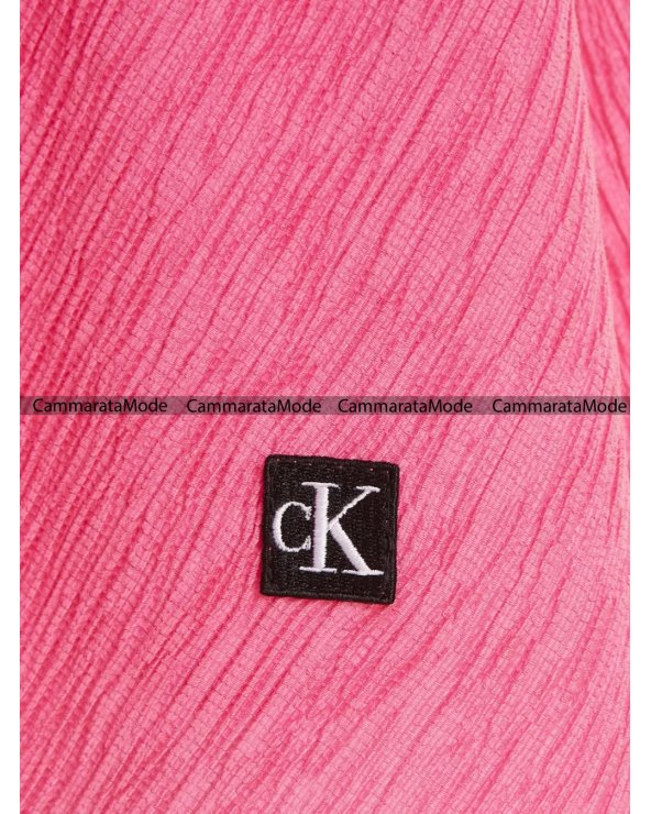 Calvin Klein Jeans bambina MADAME - Abito rosa elegante, girocollo