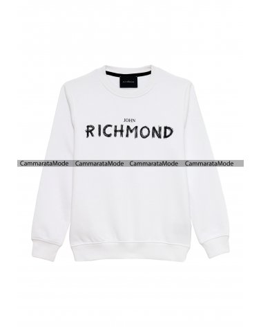 Richmond bambini DROMES - Felpa bianca, girocollo