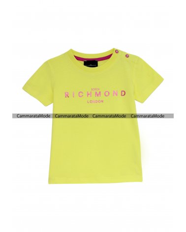 Richmond bambina WACHI- T-shirt gialla stampa glitter