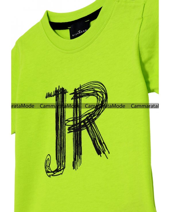 Richmond bambini PAARL - T-shirt verde, girocollo con stampa