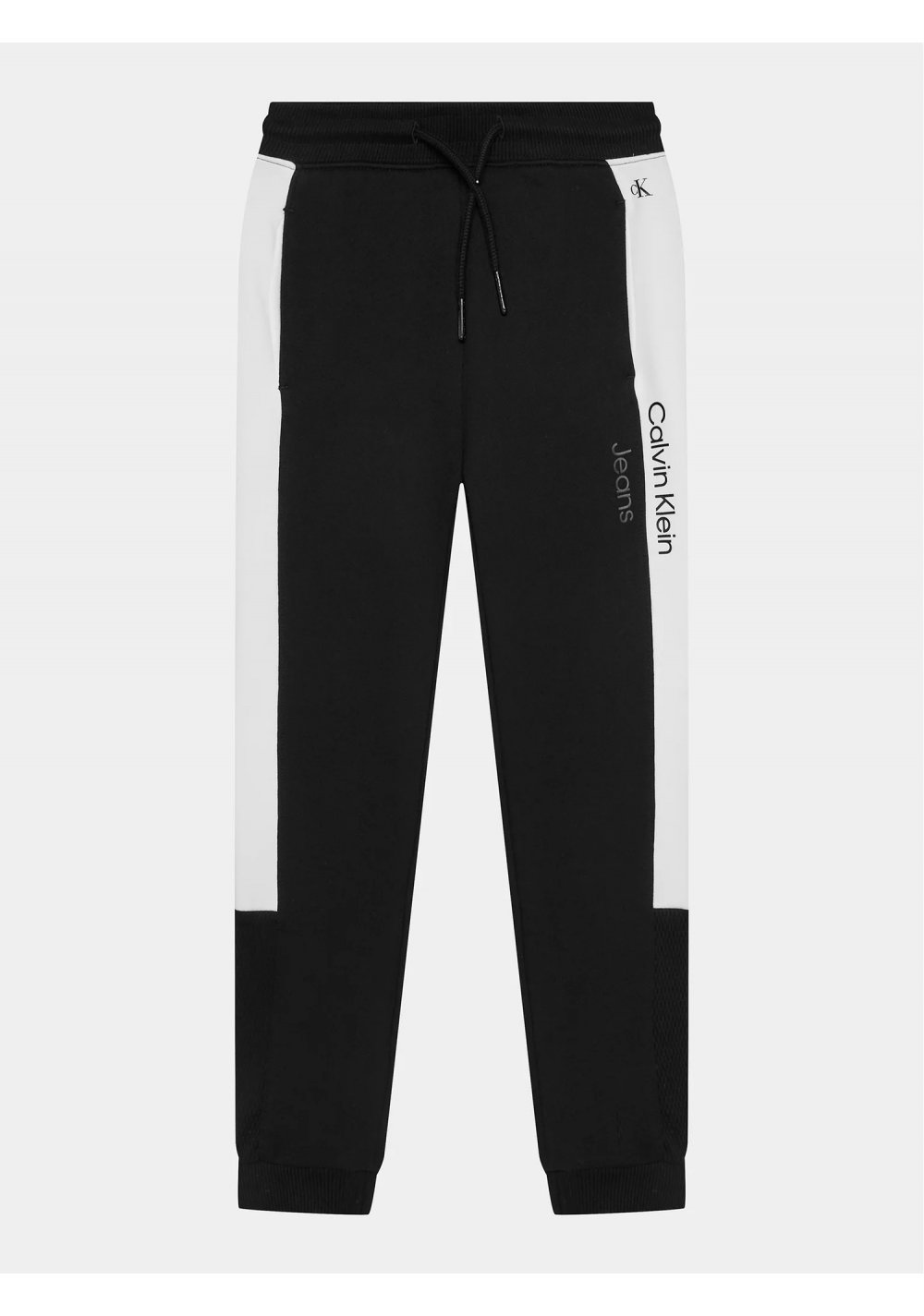Calvin Klein bambino TERRY COLOR - pantalone nero in felpa leggera