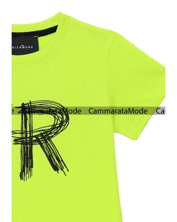 Richmond bambini ALUDRA SET - Completo verde lime t-shirt e bermuda in felpa