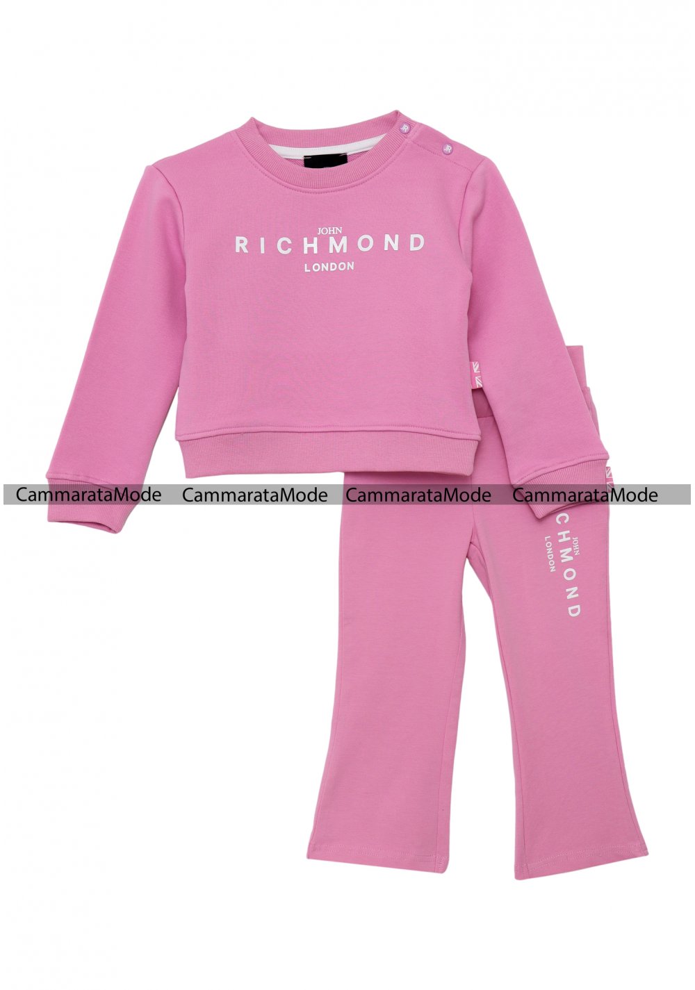 Richmond bambina MULIN - Completo rosa, Felpa leffera e leggings