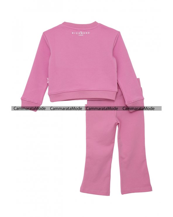 Richmond bambina MULIN - Completo rosa, Felpa leffera e leggings