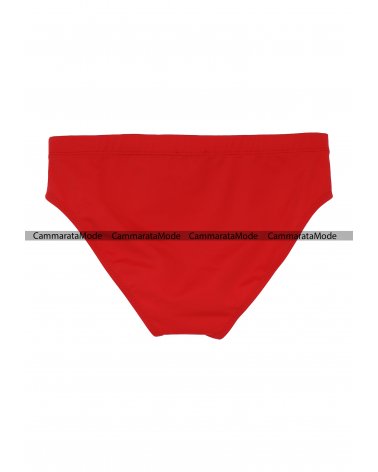Blauer uomo SLICHO - Costume rosso slip mare logo in gomma