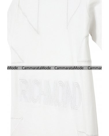 Richmond bambino ALKAS - Tshirt bianco logo ticamo X, girocollo in cotone