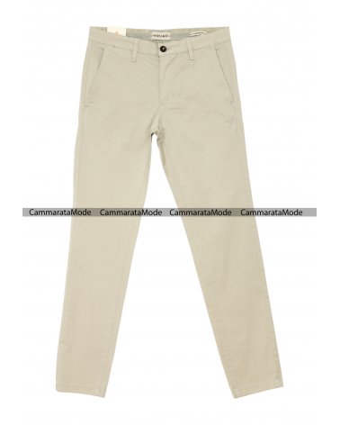 SQUAD2 uomo CUBA - Pantalone beige tasche america, slim fit cotone elastico