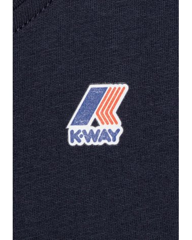 K-Way bambini LE VRAI 3.0 EDOUARD TEE UNISEX - T-shirt blu basic