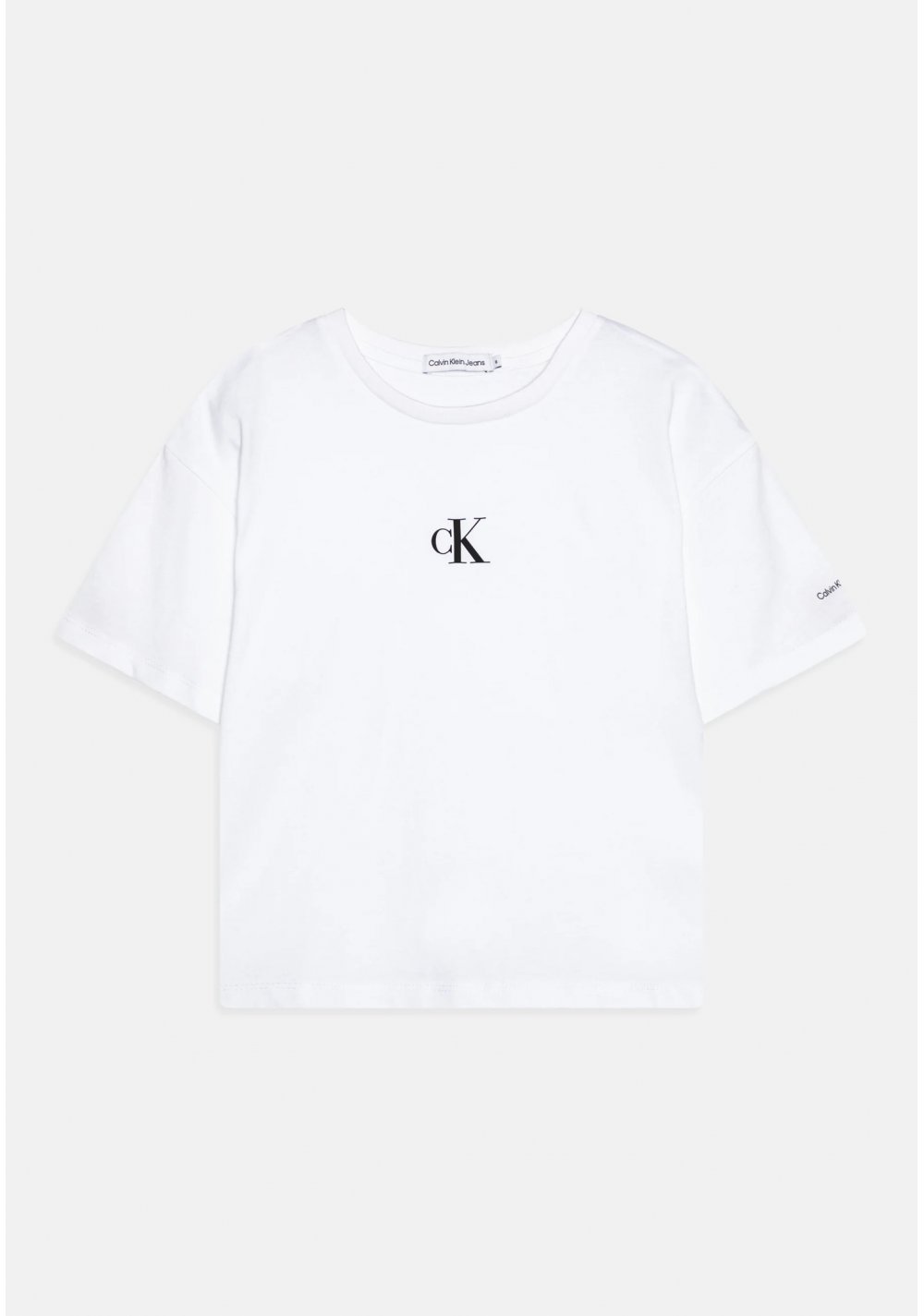 Calvin Klein Jeans girl LOGO BOXY - T-shirt basic
