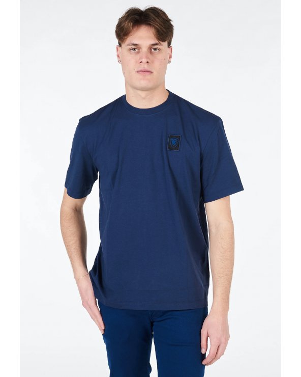 Blauer uomo LOGO - T-shirt basic blu